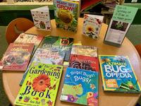 Book display for Gardening for Kids